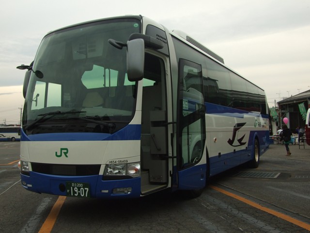 宇都宮200か1003に変更され活躍中の三菱エアロエース 11月8日のサンクスフェアにて