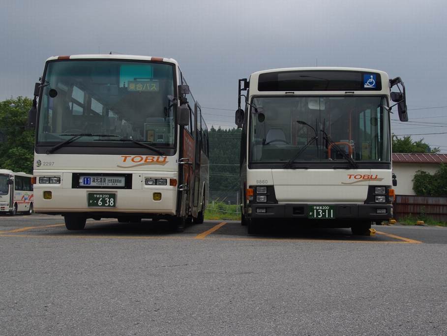 エルガ/ブルーリボン2で貸切転用車の置換えが進む日光の東武バス